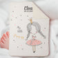 Kleine Prinzessin Babydecke mit Namen
