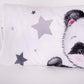 Detailansicht Bettwäsche mit Namen Panda
