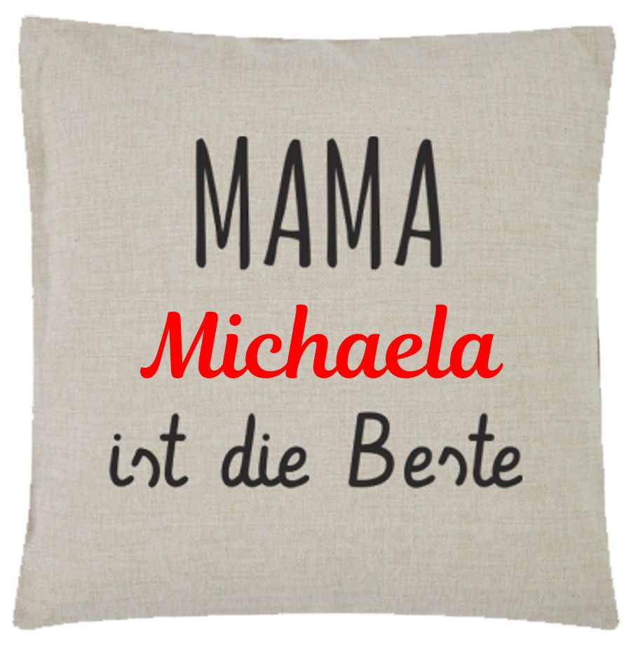 Kissen Beispiel Mama ist die Beste