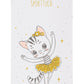 Wolimbo WSD Handtuch mit Namen tanzende Katze