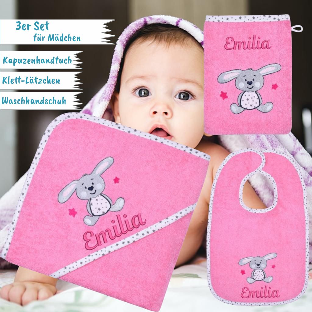 Wolimbo würmchen Set mit namen rosa