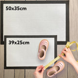 Größenverhältnis Kinder und Erwachsenen Matte