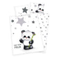 Panda Bettwäsche mit NAmen bestickt